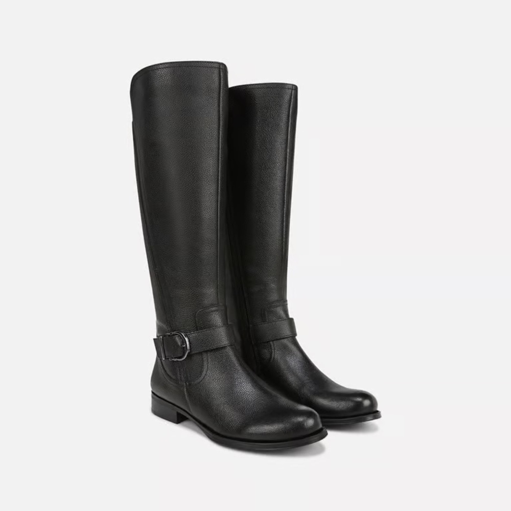 New Naturalizer Jaya Black Leather Knee High Boots, US 7M